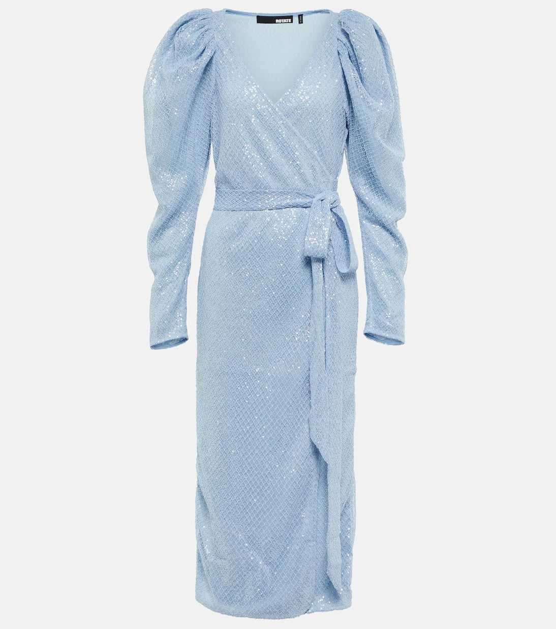 Rotate - Sequined wrap dress