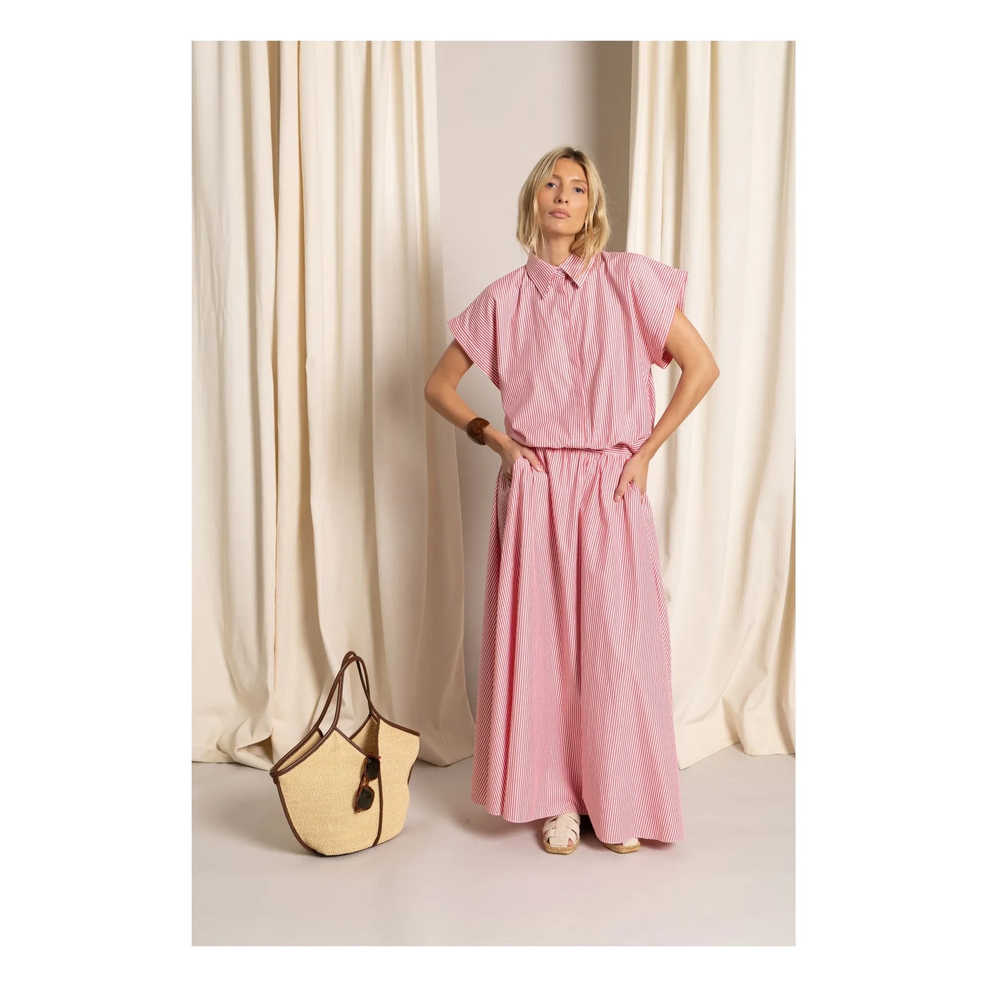 Smallable Woman - Bettina Flared Skirt | Cherry red