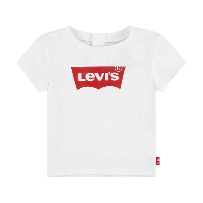 Бебешка памучна тениска Levi's BATWING TEE