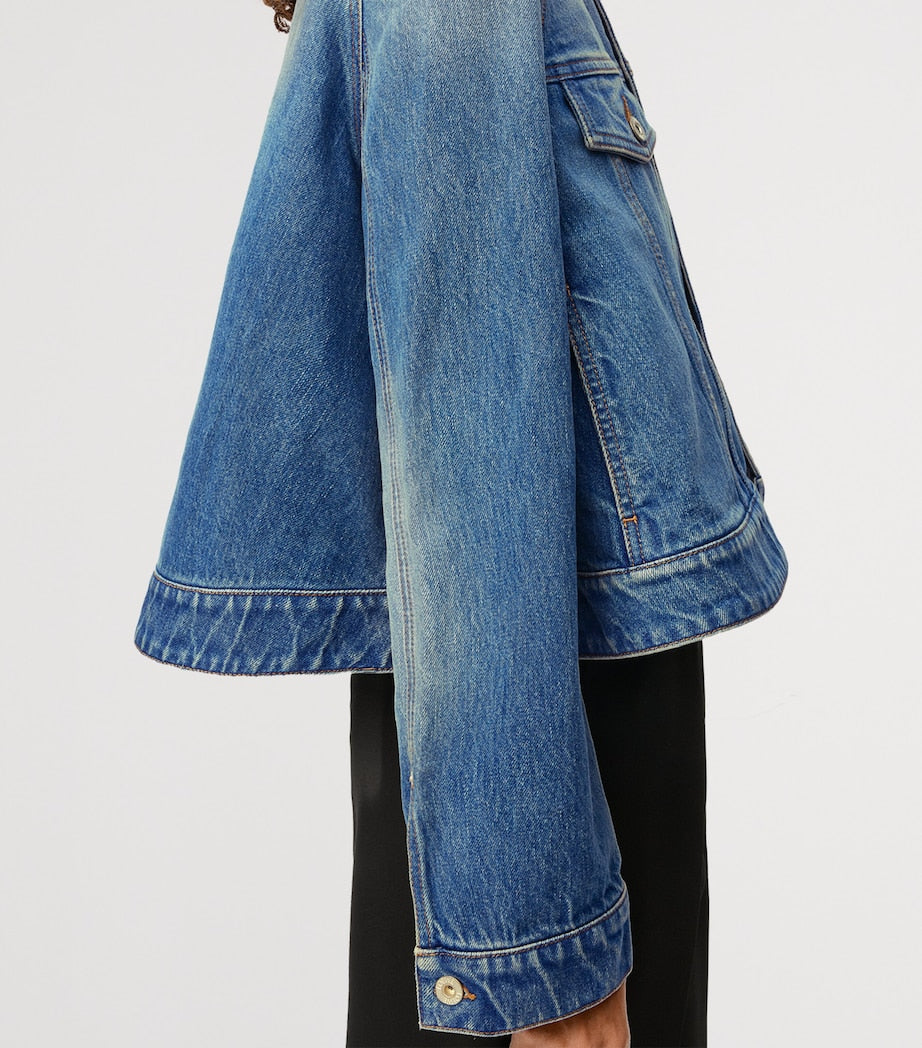 LOEWE Blue Trapeze Denim Jacket