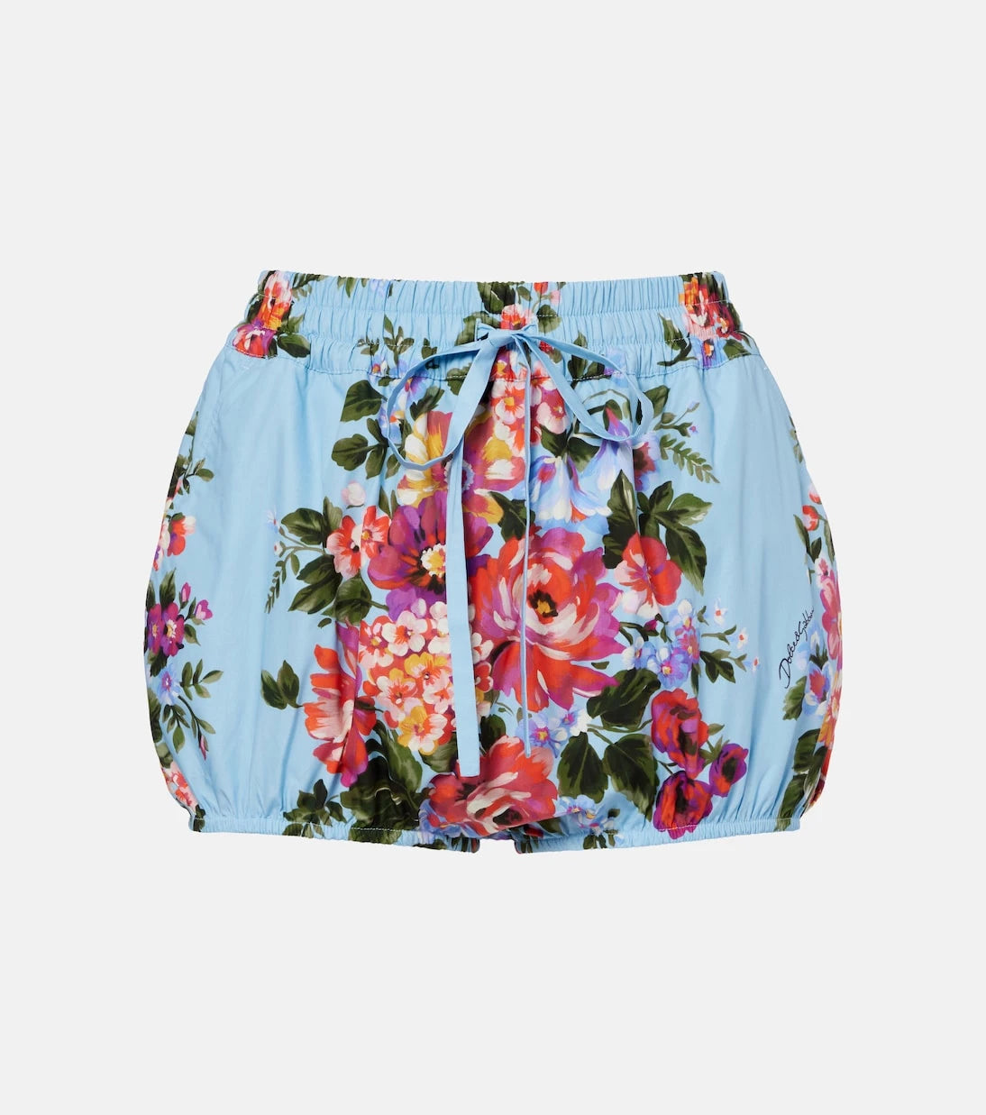 Dolce&Gabbana - Floral cotton poplin shorts