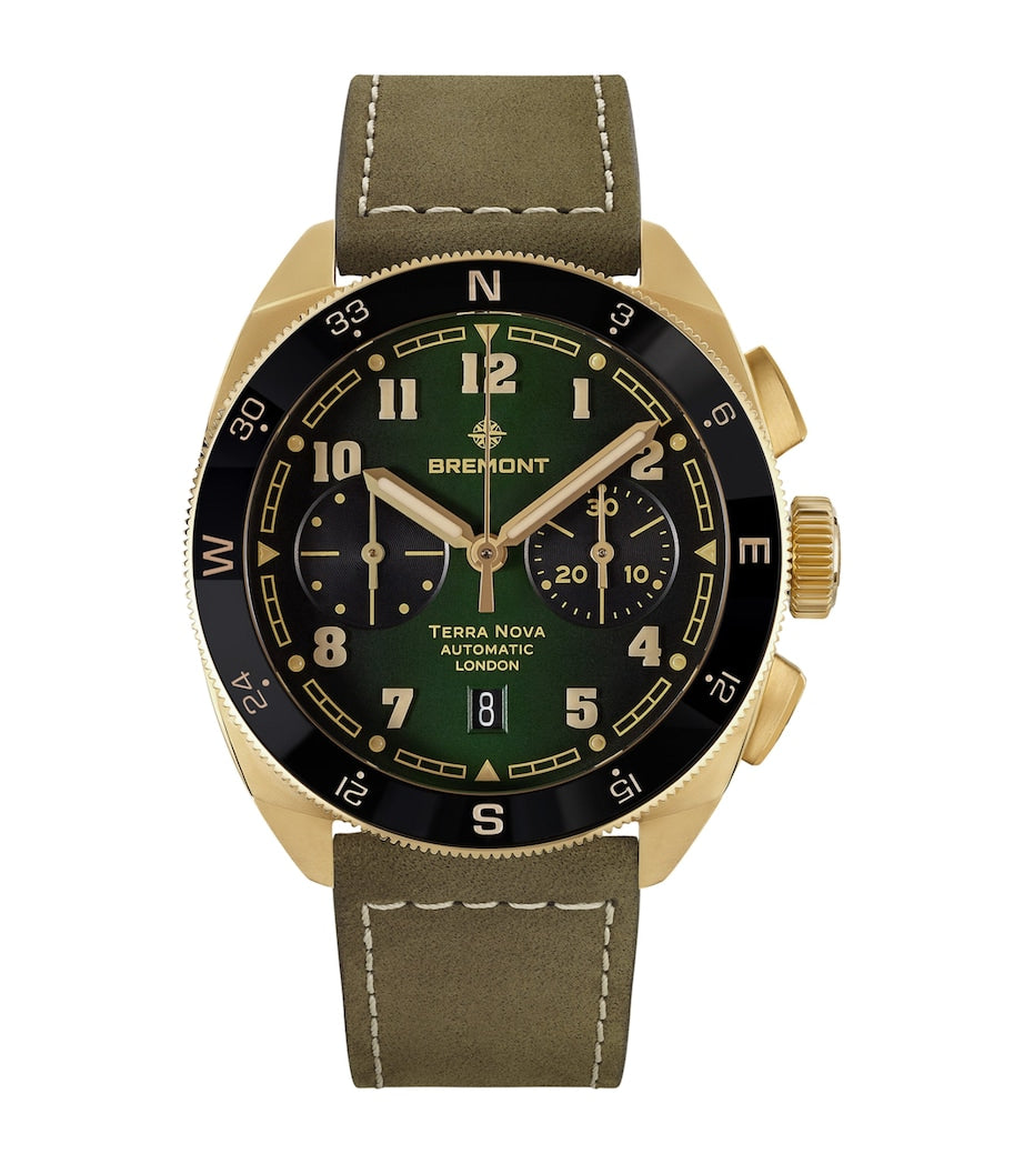 Bronze Terra Nova Chronograph Watch 42.5mm