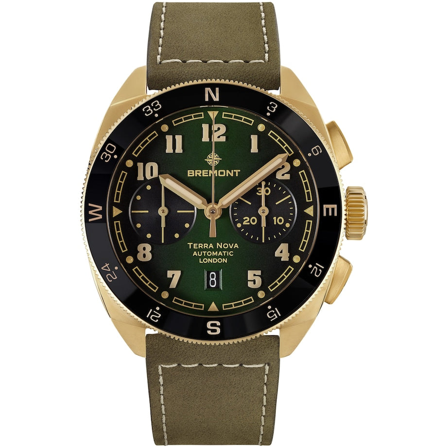 Bronze Terra Nova Chronograph Watch 42.5mm