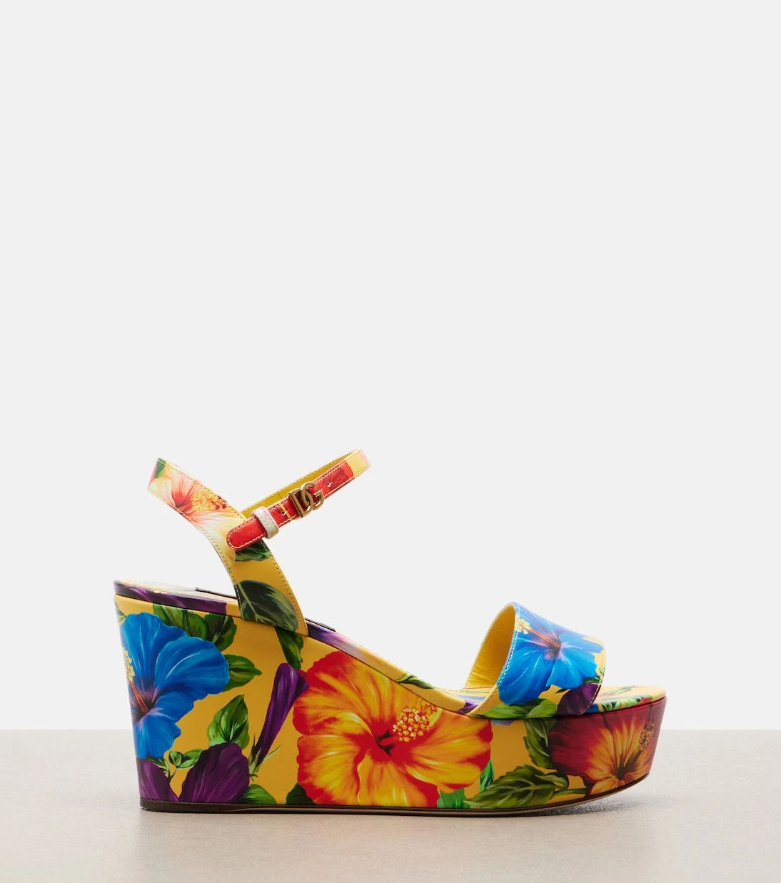 Dolce&Gabbana - Bianca floral wedges