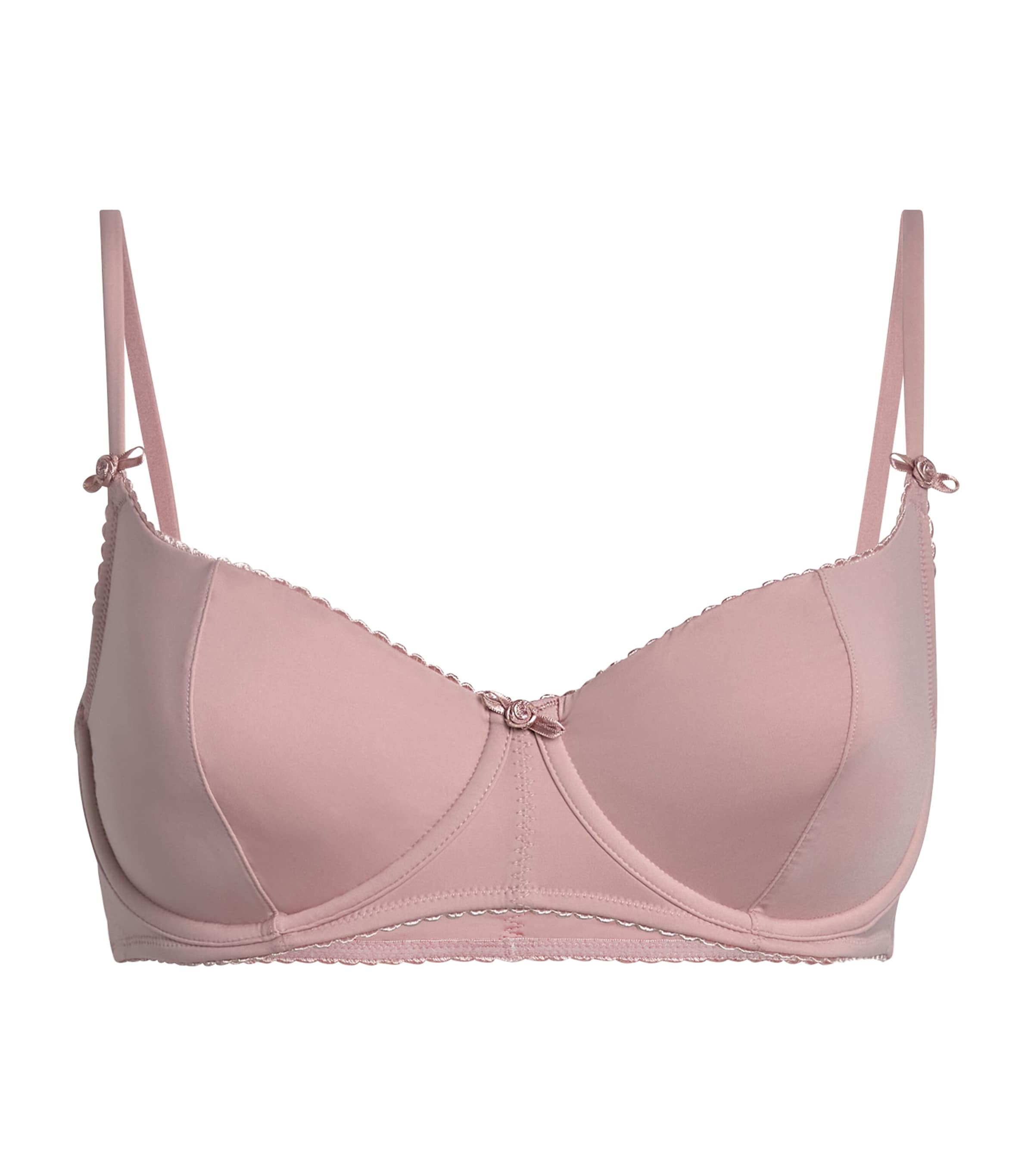 Skims Pink Vintage Shapewear Unlined Demi Bra
