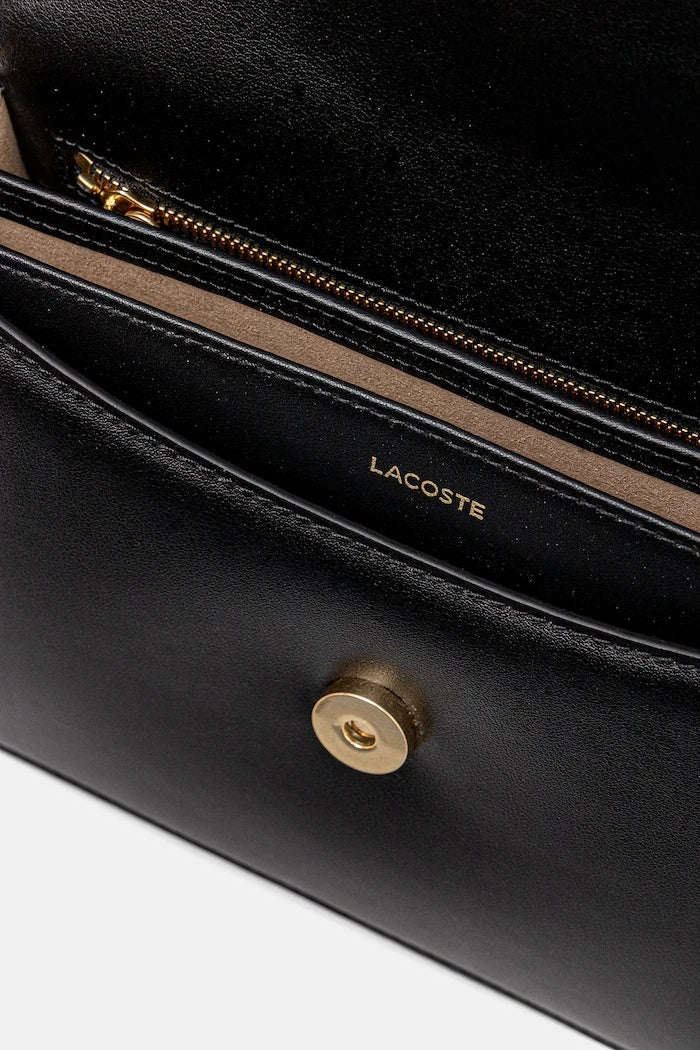 Lacoste Чанта crossbody дамска от кожа