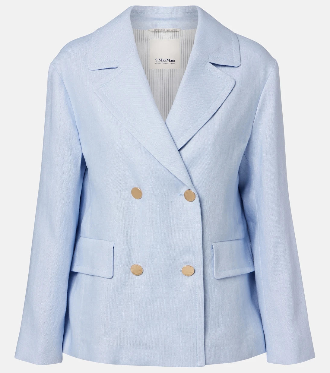 'S Max Mara - Avenue double-breasted linen blazer
