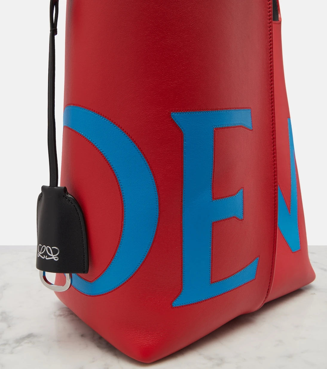 Loewe - Bilbao Large leather bucket bag