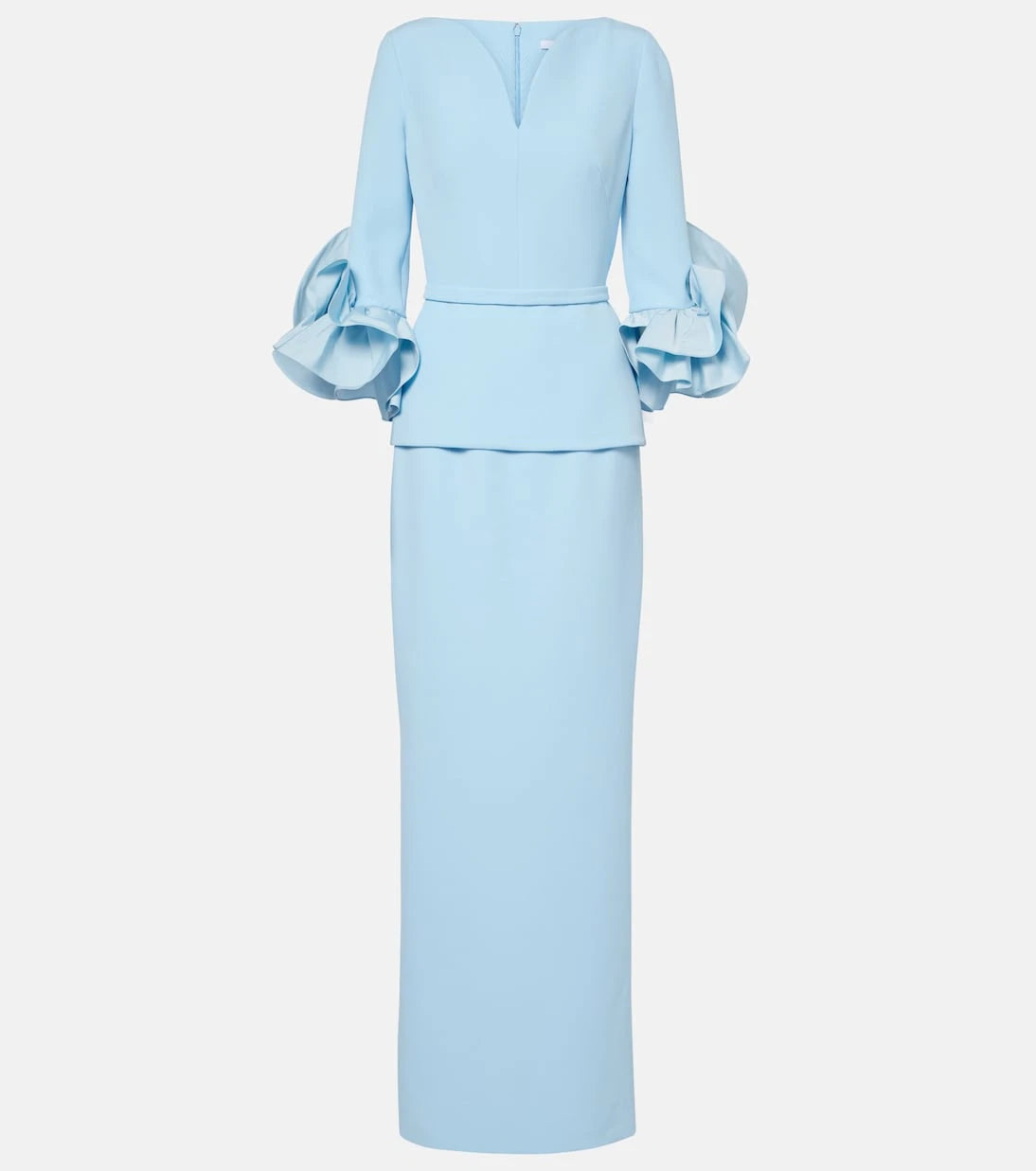 Safiyaa - Clemence ruffled crêpe gown