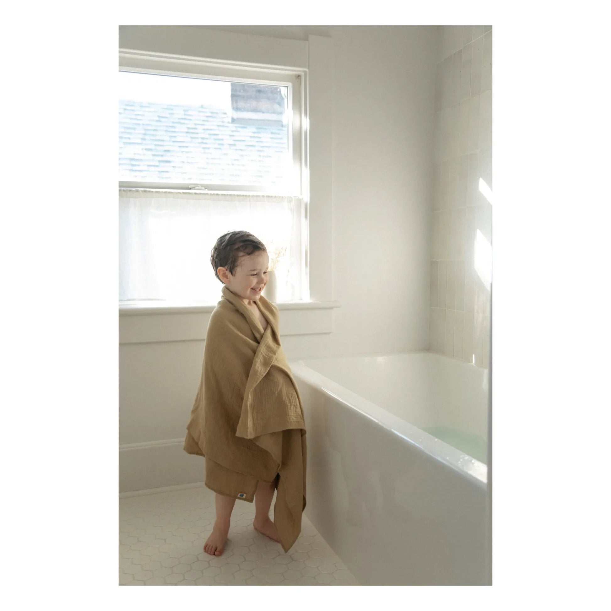 Soft Spot - Organic cotton swaddling diaper | Hojicha