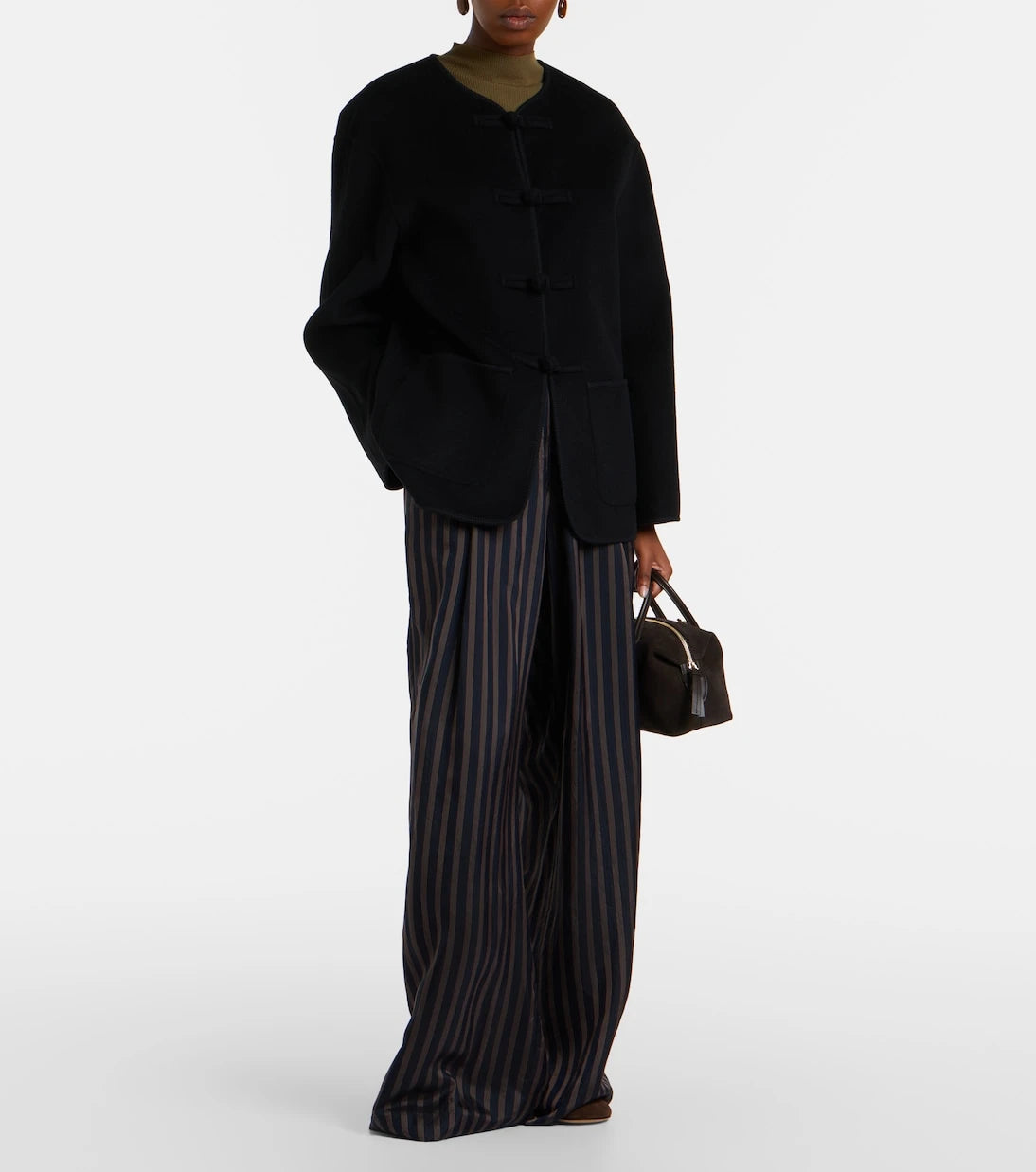 DeMellier - Stockholm Small suede top-handle bag