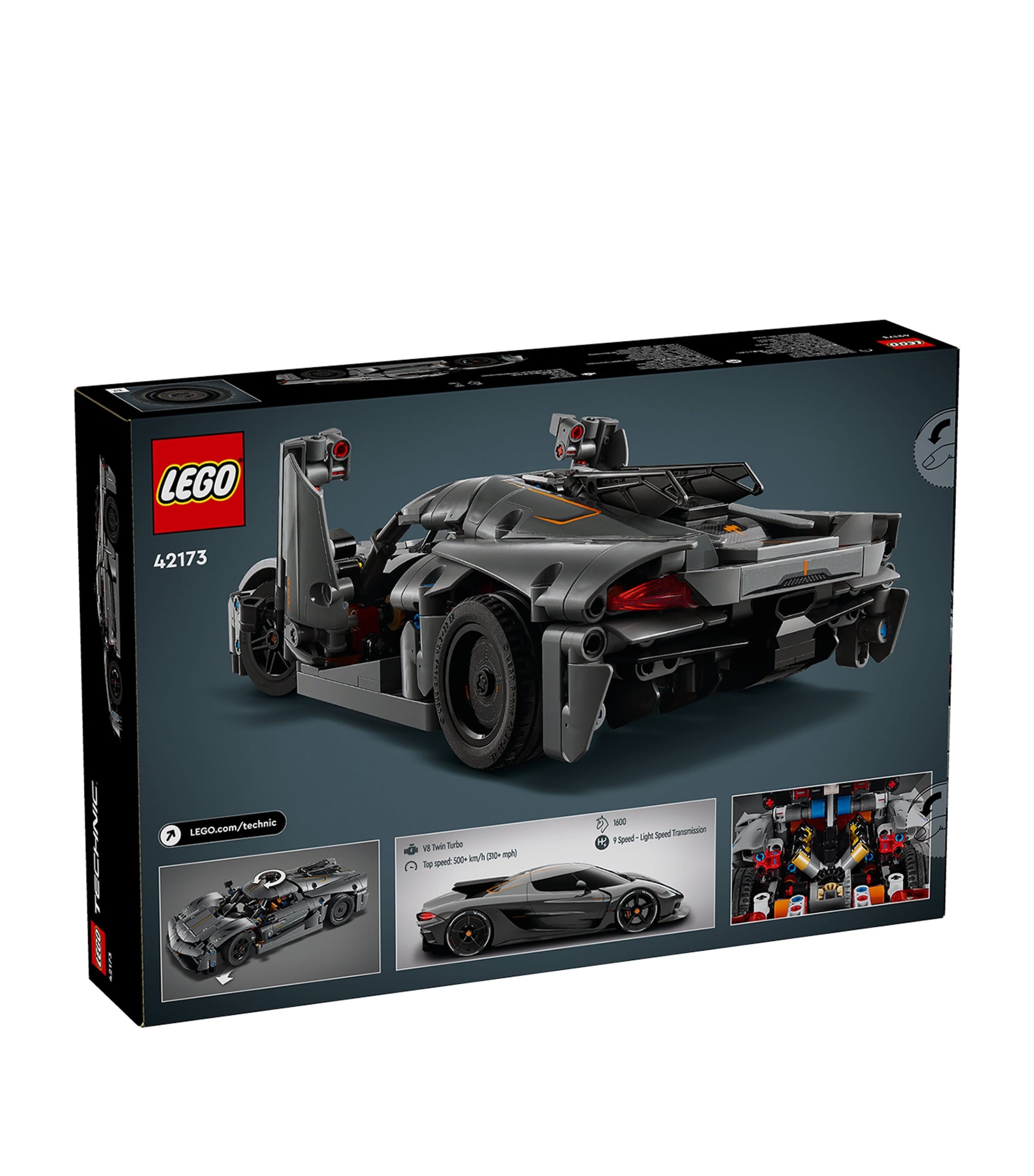 Technic Koenigsegg Jesko Absolut Grey Hypercar 42173