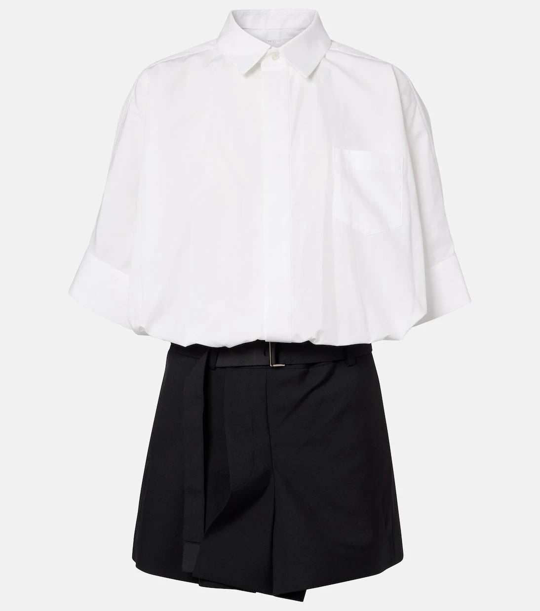 Sacai - Poplin minidress
