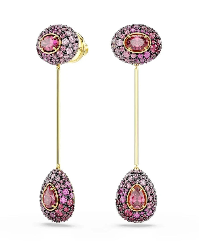Swarovski Kadın Altın Kaplama Zirkon Küpe SUBLIMA