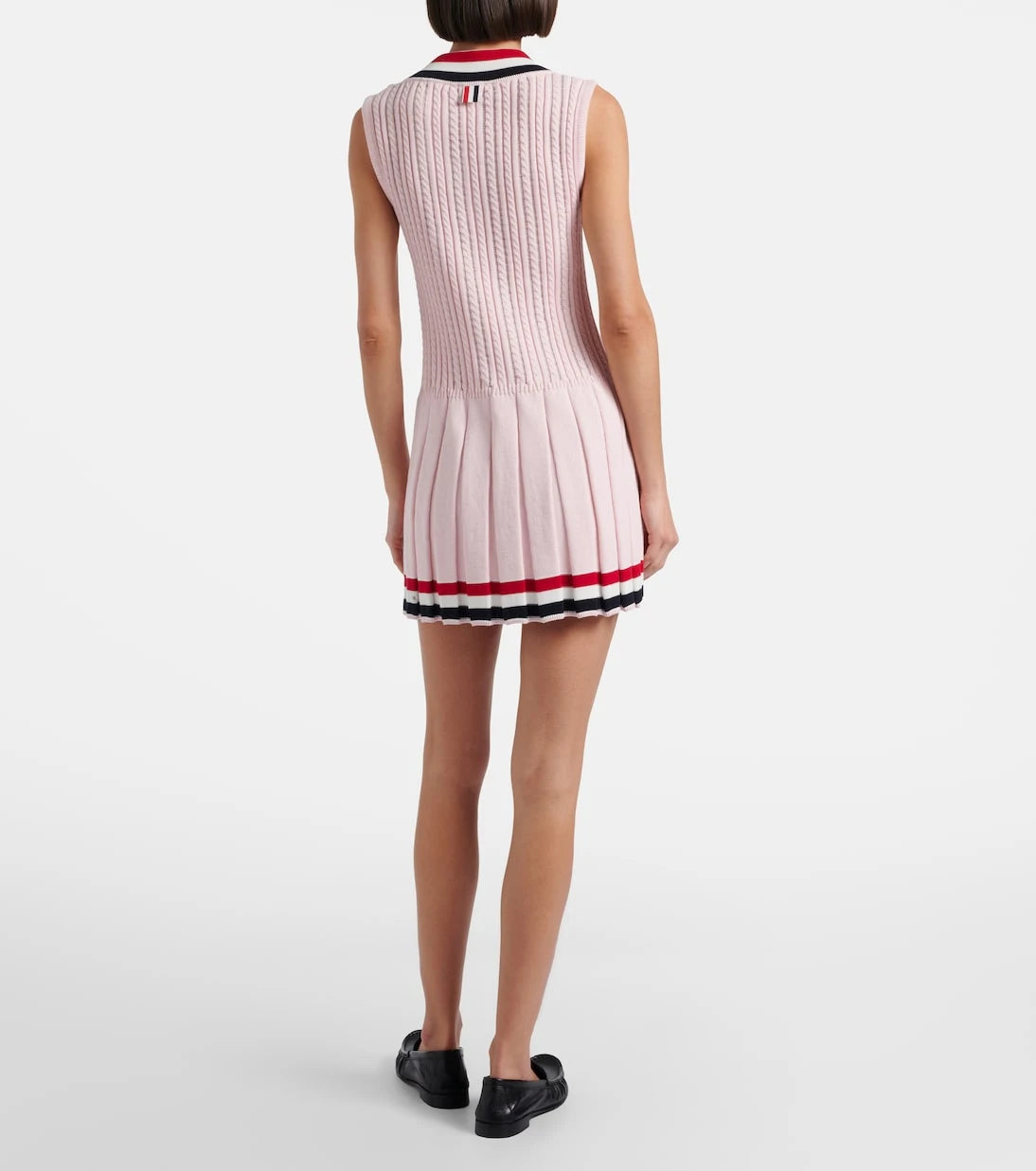 Thom Browne - Pleated cotton minidress