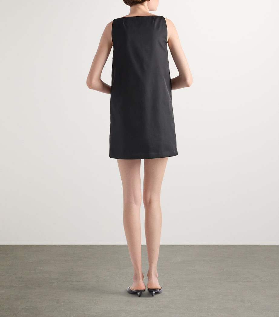 Prada Black Re-Nylon Mini Dress