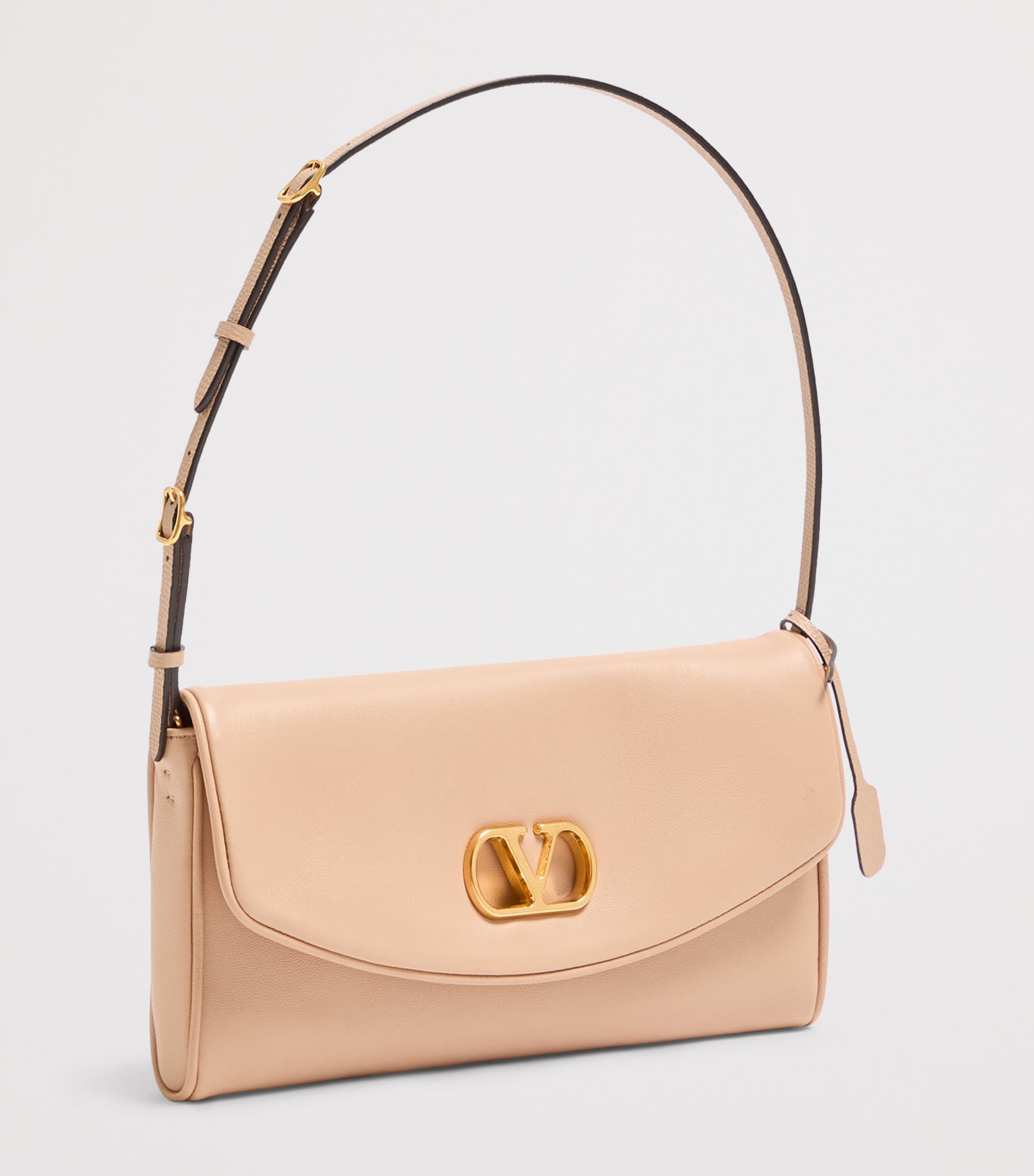 Small Leather DeVain Shoulder Bag