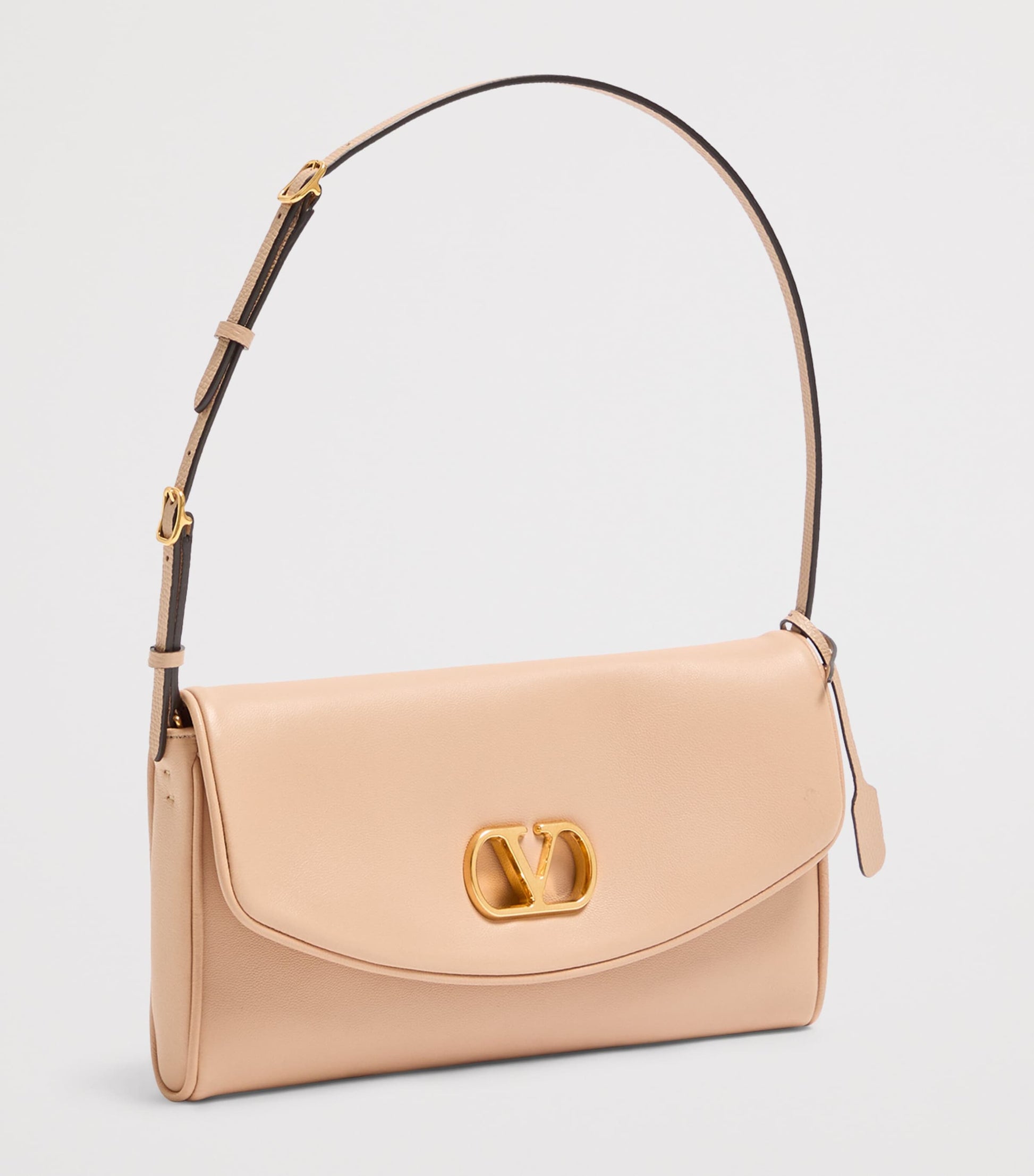 Small Leather DeVain Shoulder Bag