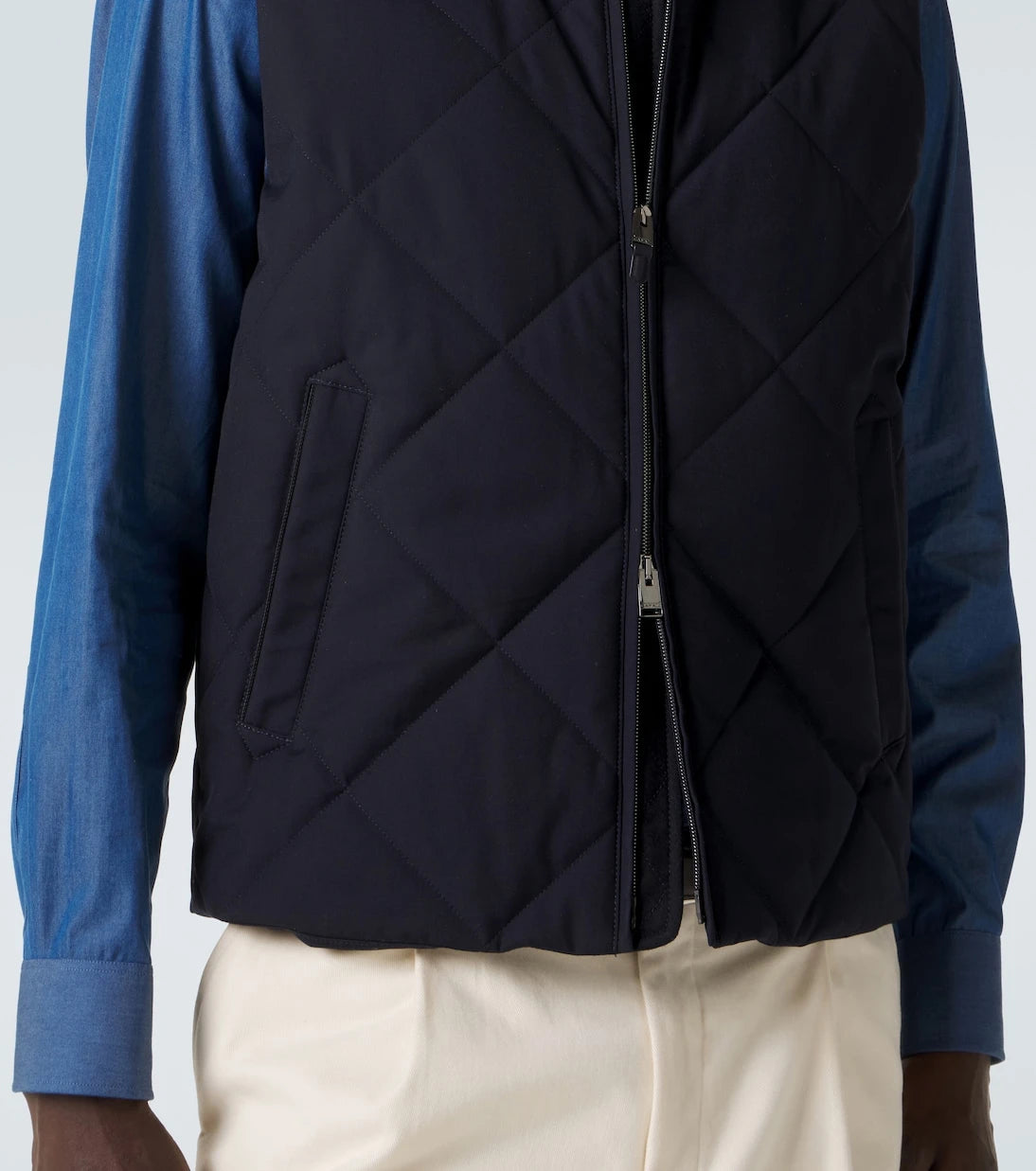 Canali - Quilted puffer vest