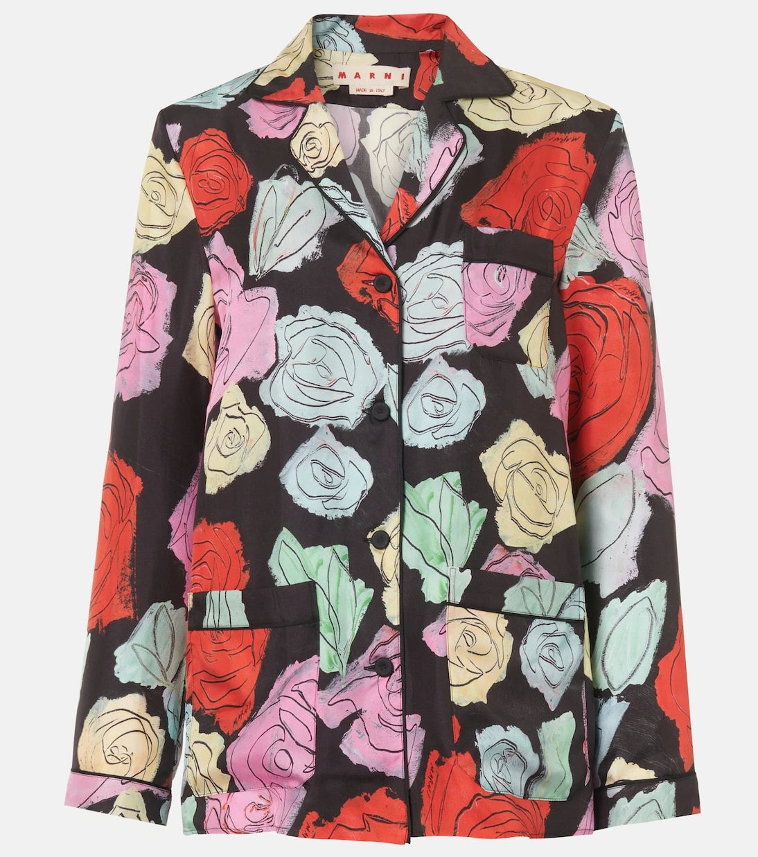 Marni - Floral silk shirt