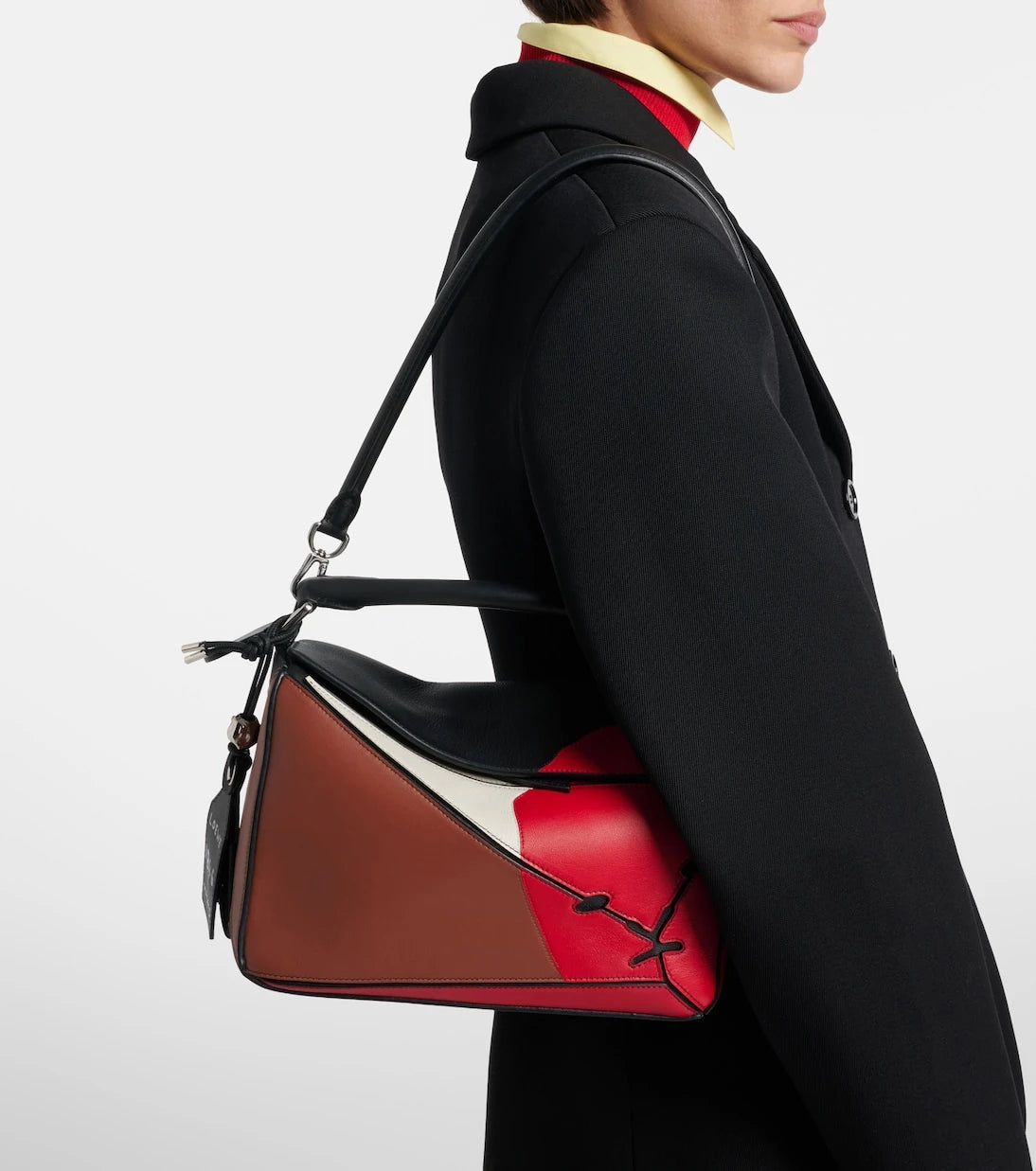 Loewe - Puzzle Lion Intarsio Small shoulder bag