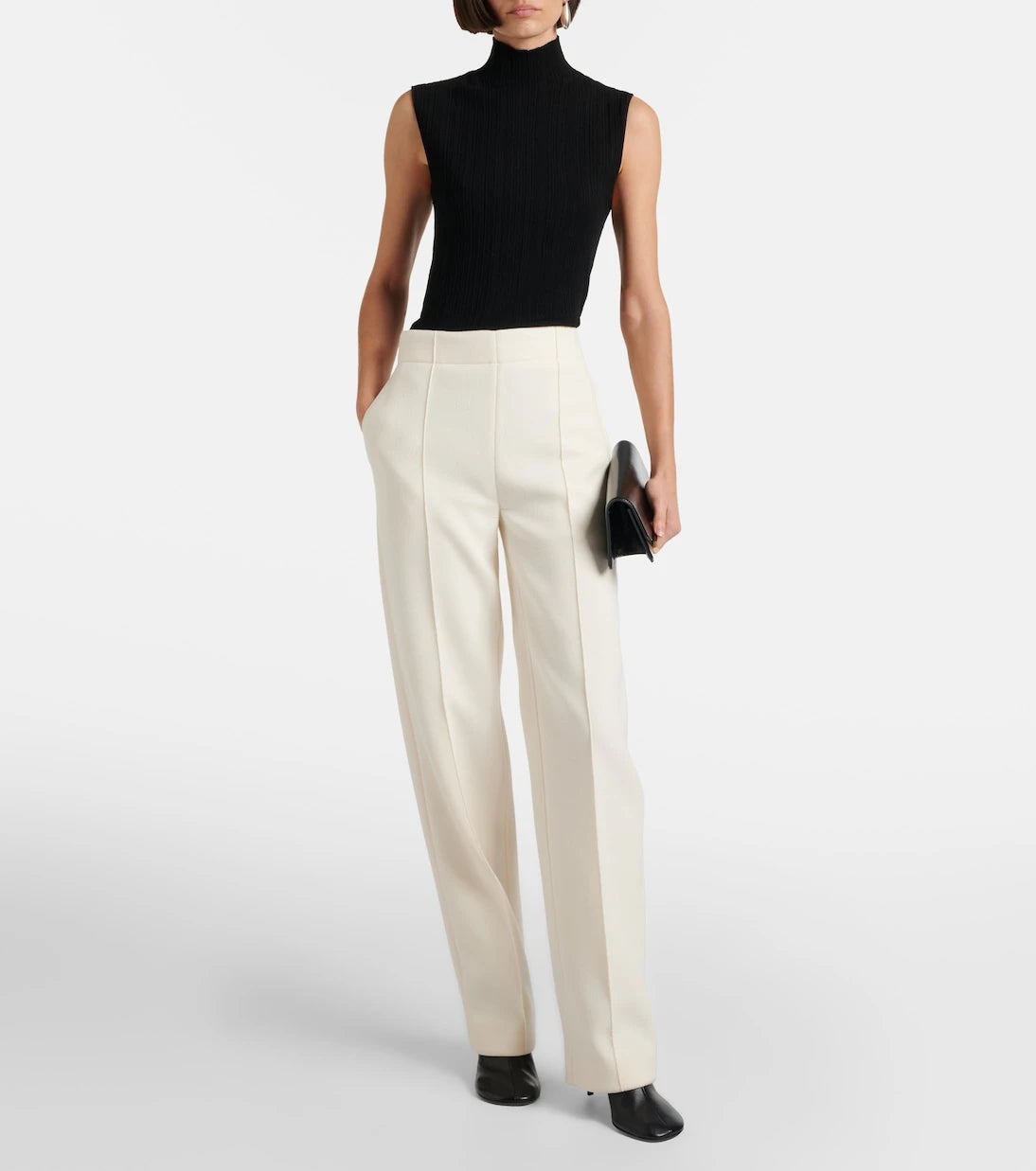 Proenza Schouler - بلوزة فيديريكا بياقة عالية