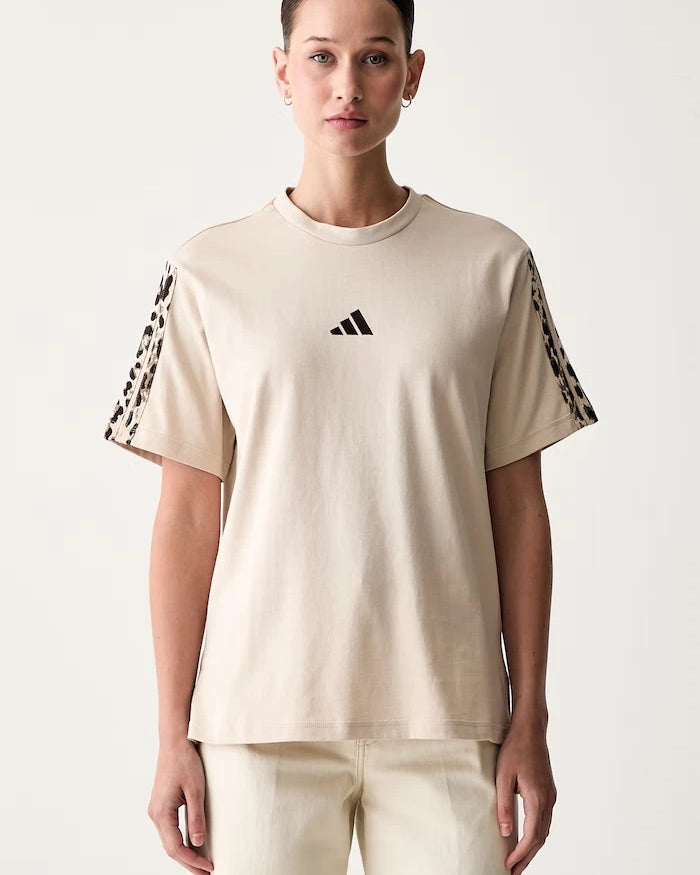 adidas kadın pamuklu tişört Leopard Pack