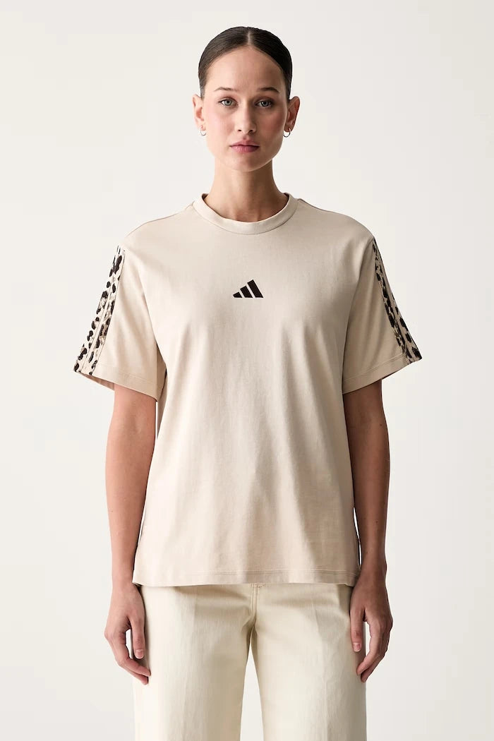 adidas kadın pamuklu tişört Leopard Pack