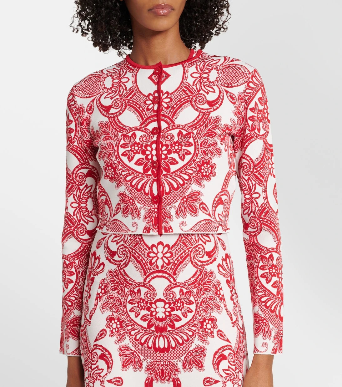 Etro - Paisley cropped cardigan