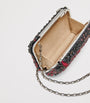 Metallic Embellished T-Bar Box Clutch Bag