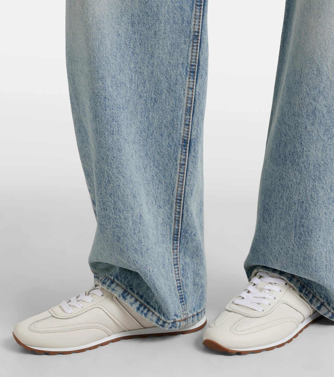 Brunello Cucinelli - Leather sneakers
