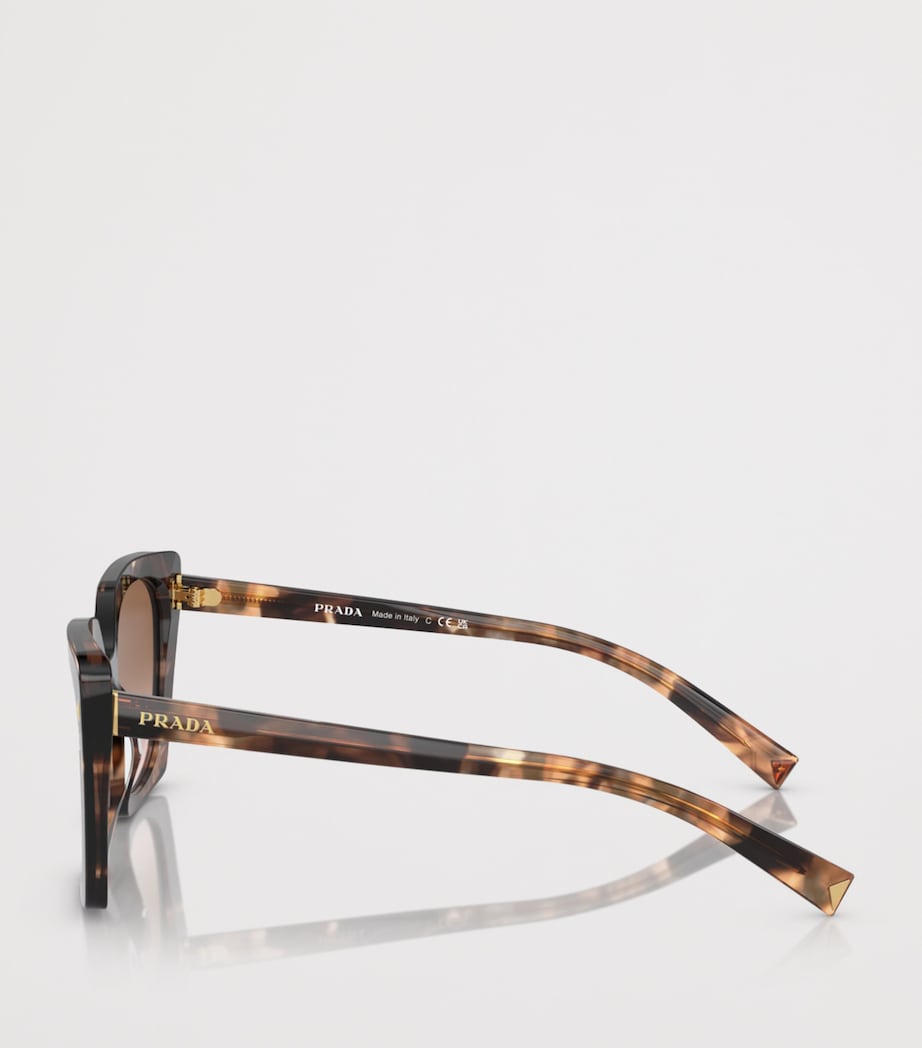 Prada Brown Square Sunglasses