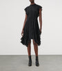 AllSaints Black Asymmetric Fleur Dress