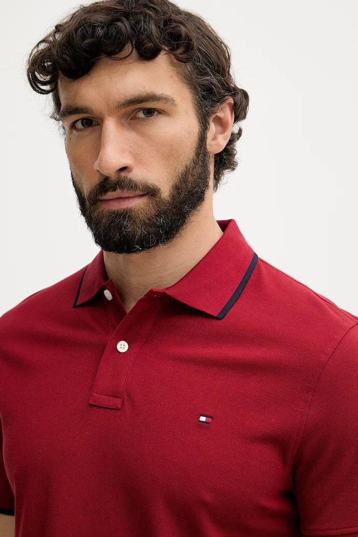Tommy Hilfiger erkek pamuklu polo tişört