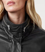 Black Clay Leather Jacket