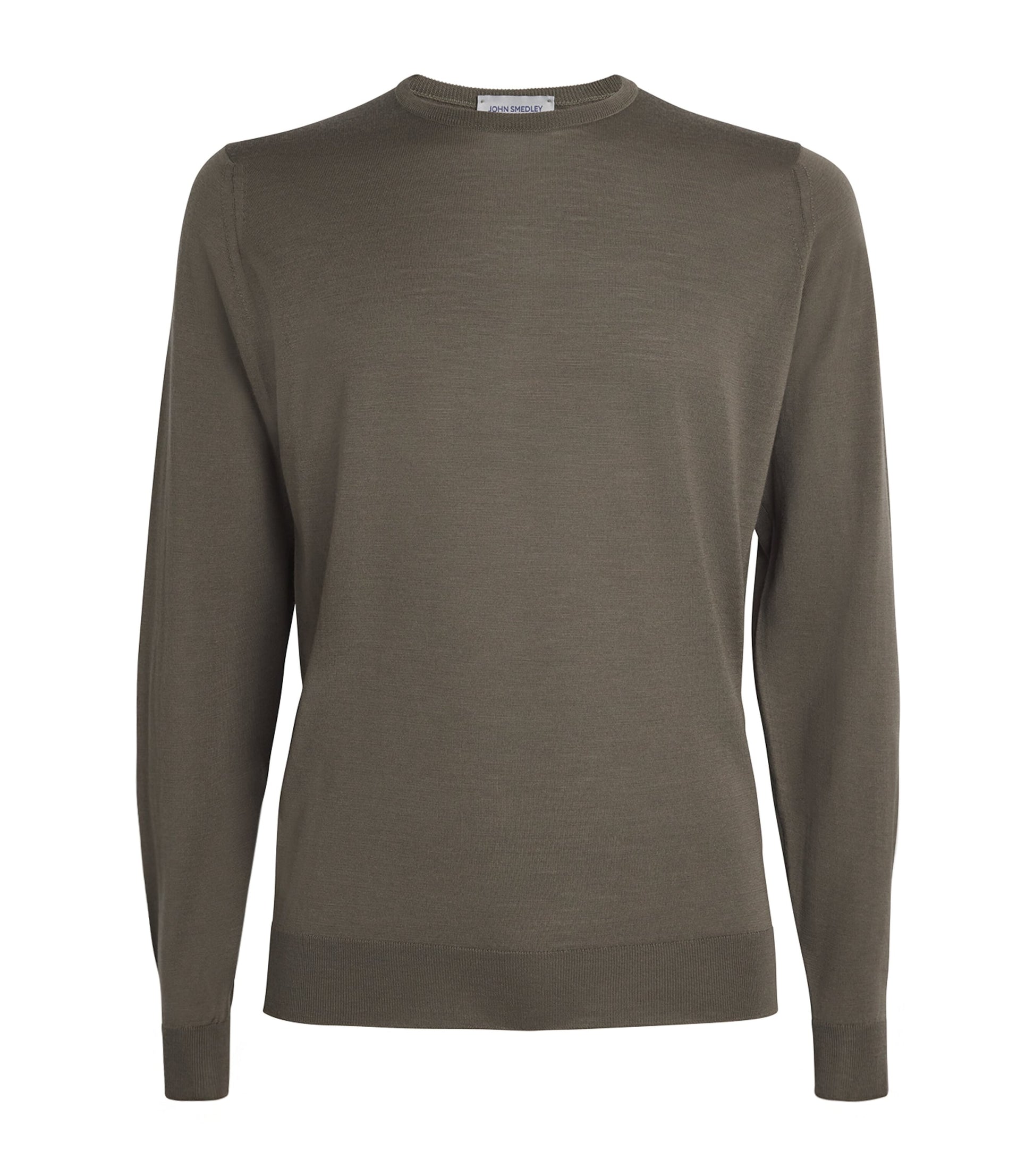 John Smedley Green Extra Fine Merino Wool Sweater