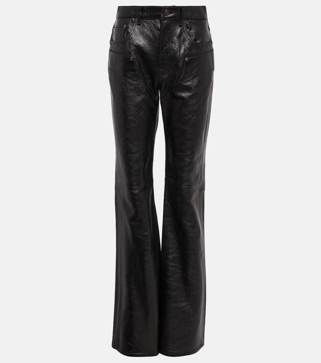 Acne Studios - Flared leather pants