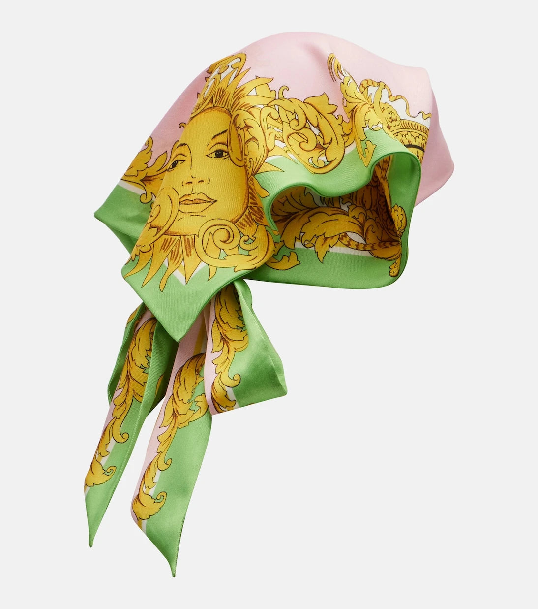 Versace - Printed silk twill scarf