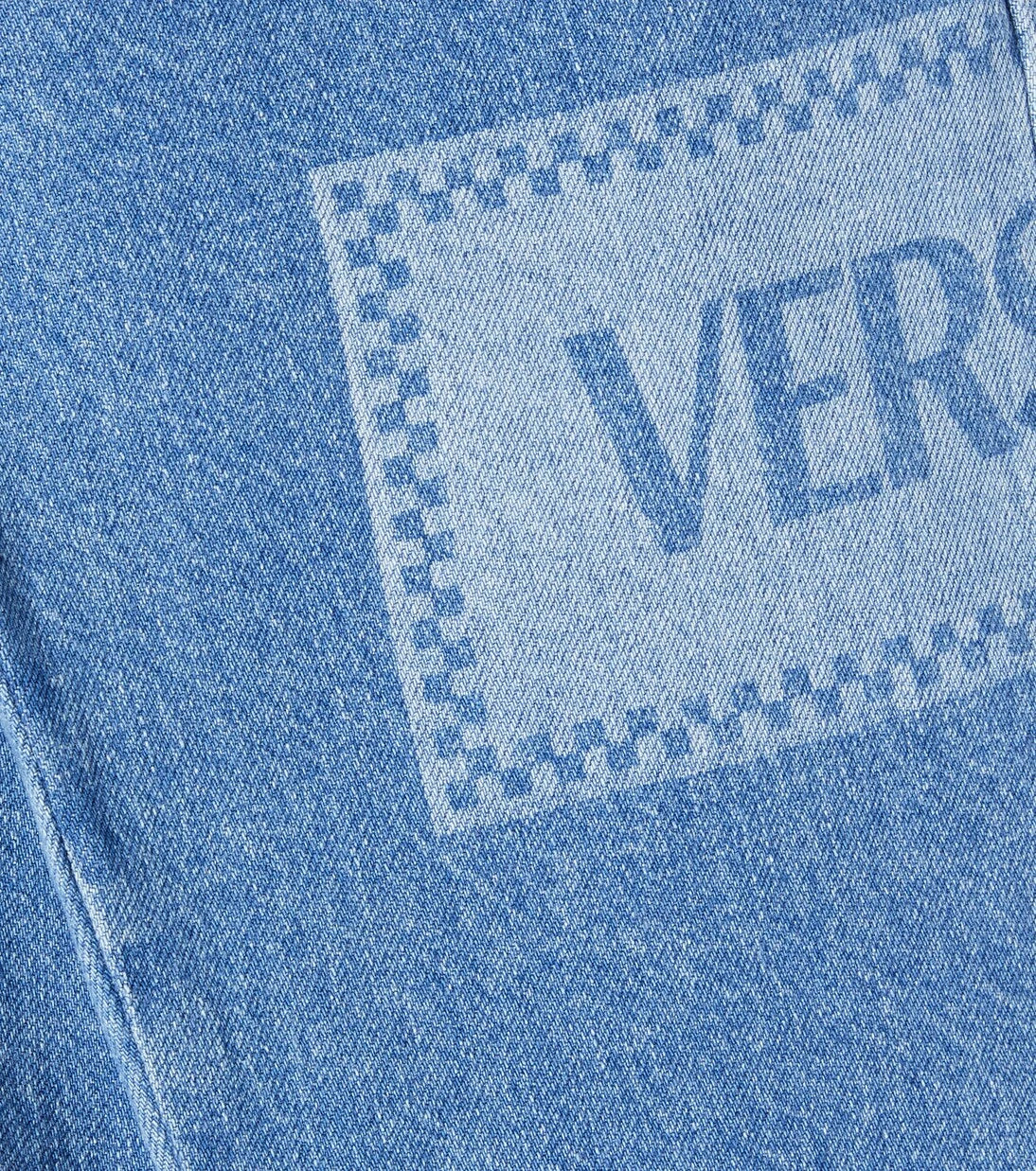 Versace Kids - جينز مستقيم بشعار