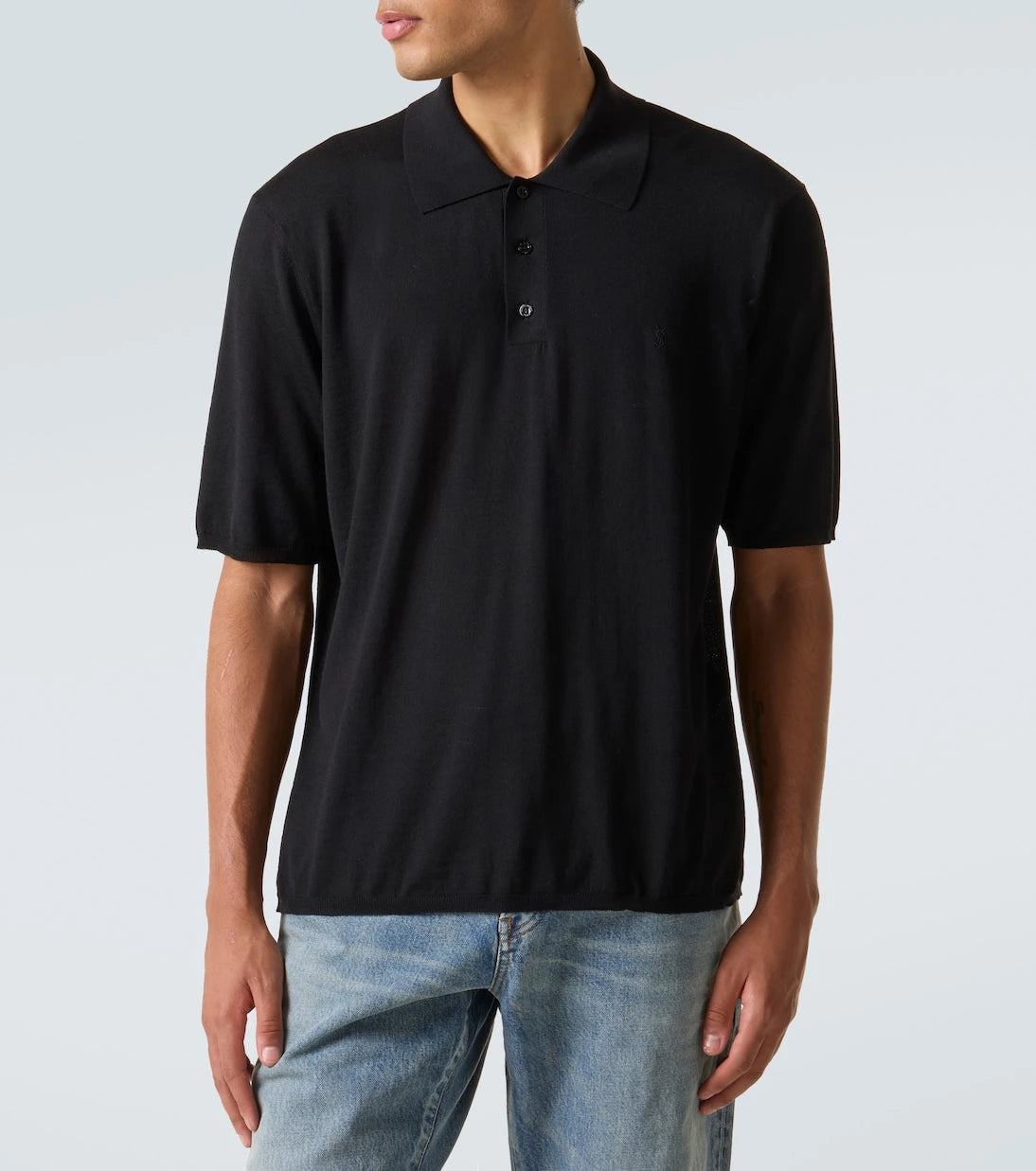 Saint Laurent - Wool polo shirt