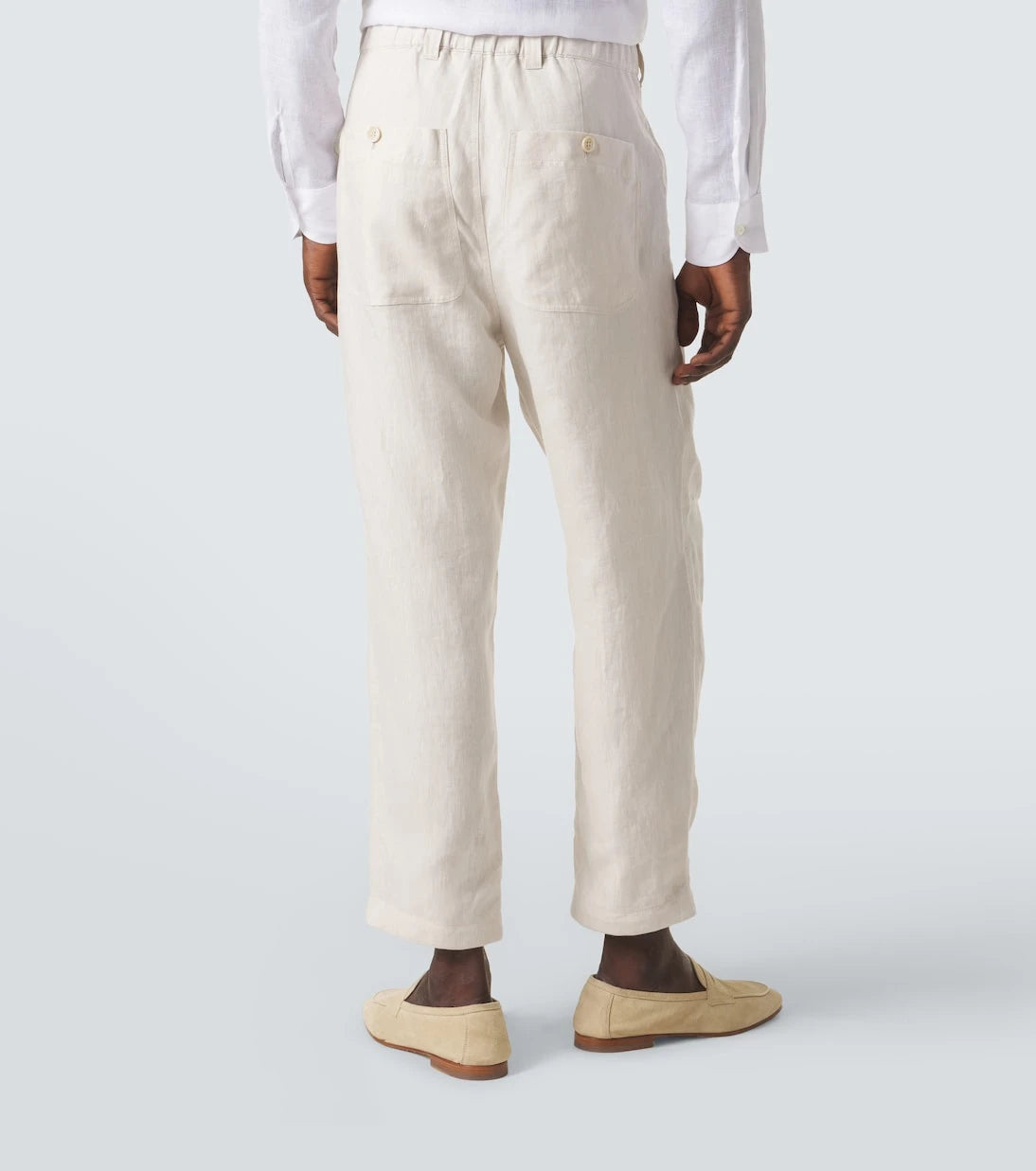 Brunello Cucinelli - Linen straight pants