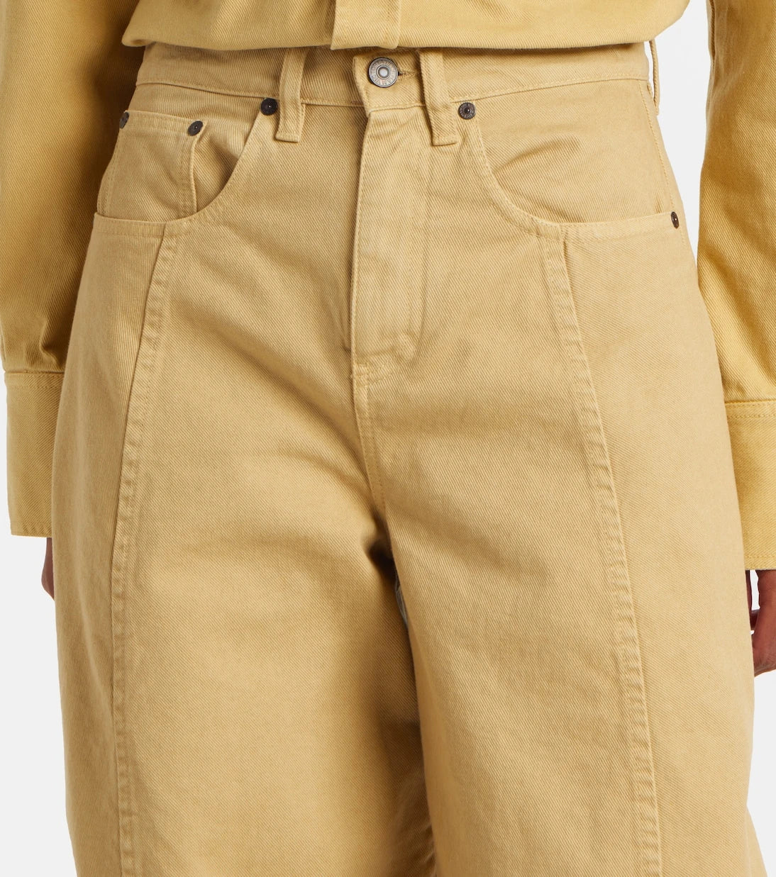 Victoria Beckham - High-rise barrel-leg jeans
