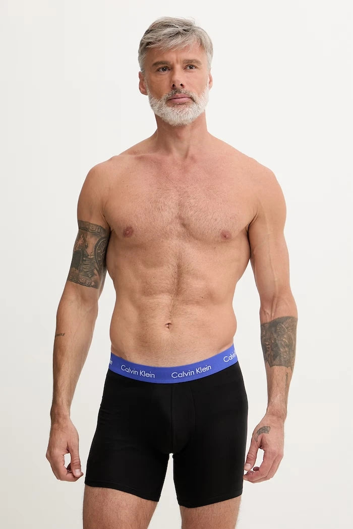 Calvin Klein Underwear Erkek Pamuklu Elastan Boxer 3’lü