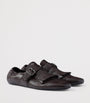 Calf Leather Fringed Monk-Strap Shoes