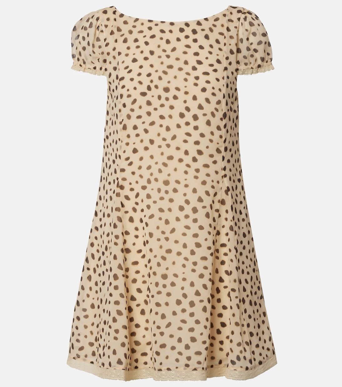 Posse - Priscilla animal-print silk minidress