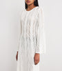 VALENTI White Sheer Salamina Maxi Dress
