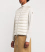 Moncler Beige Down Panelled Cardigan