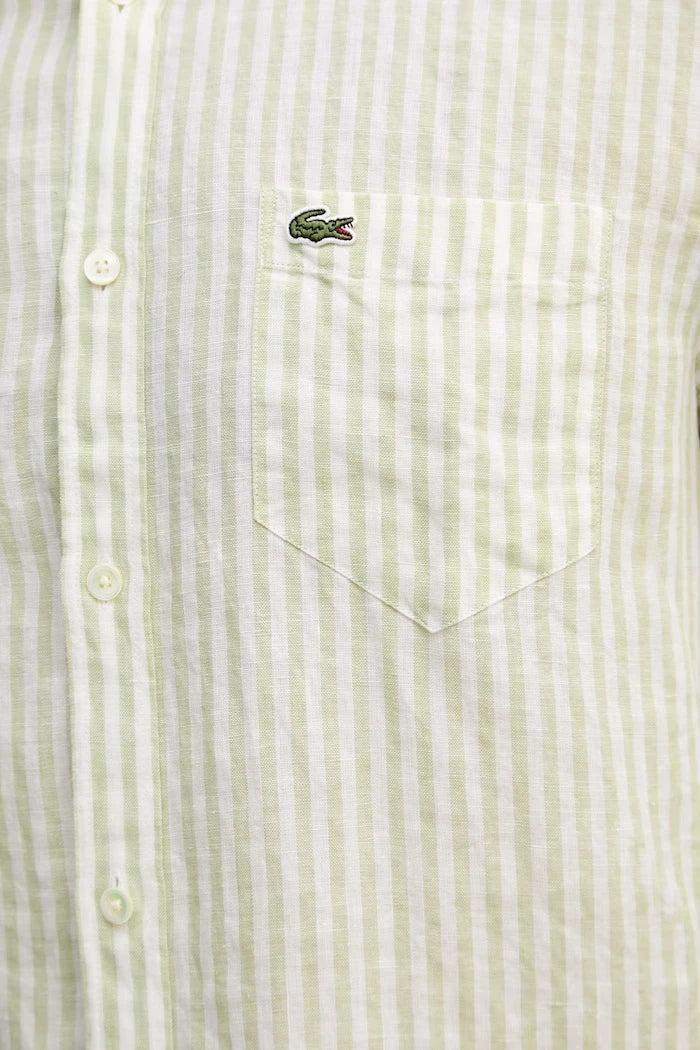 Lacoste erkek keten gömlek