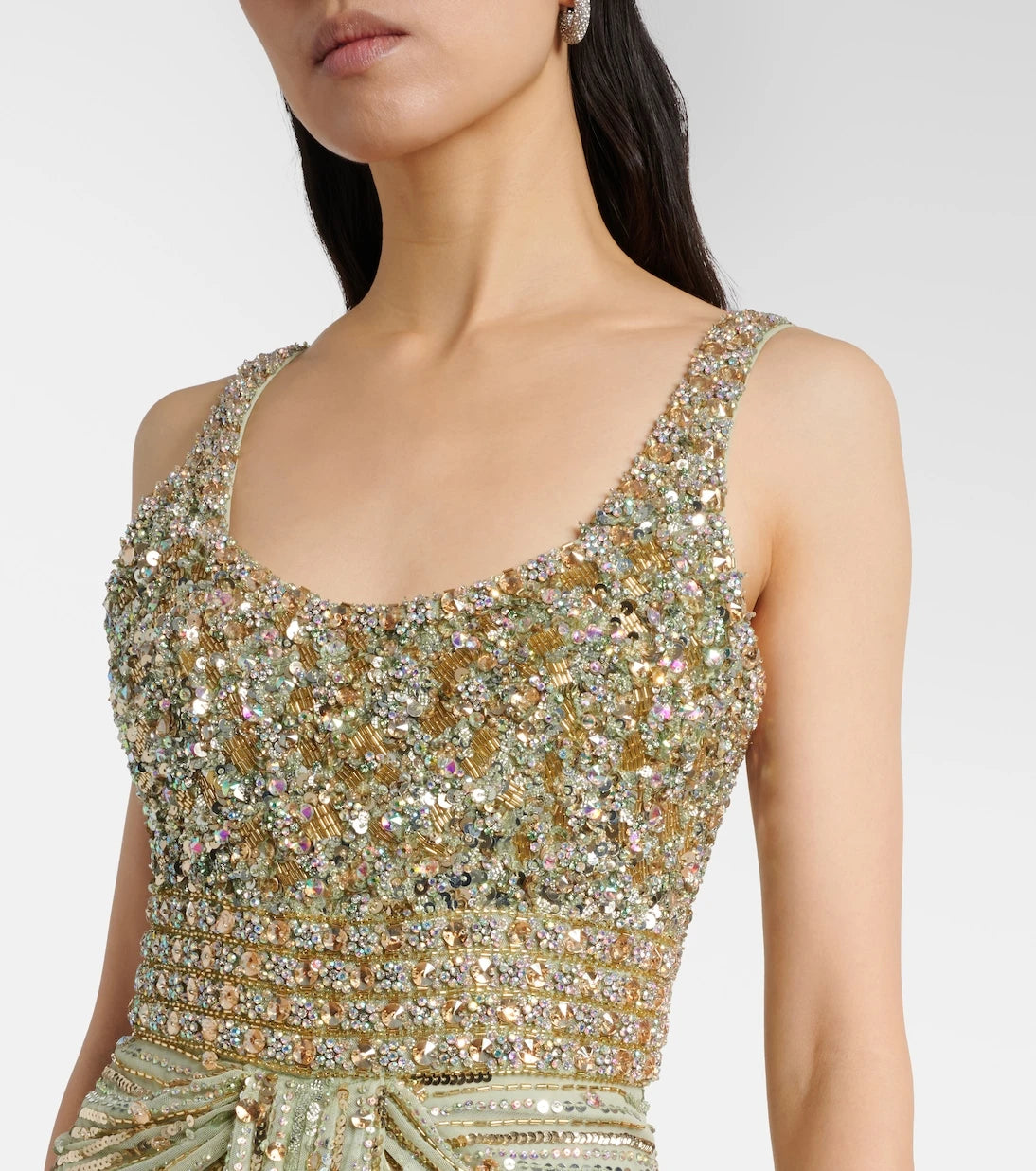 Jenny Packham - Elixir embellished bustier gown
