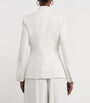 White Cady Tie-Waist Blazer